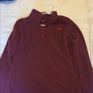 North face fleece quarter zip